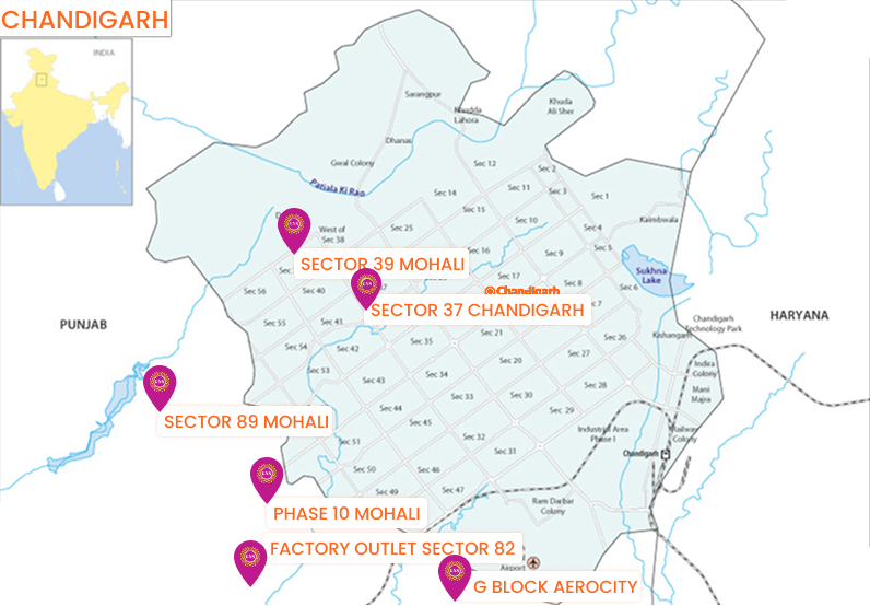 Chandigarh Map