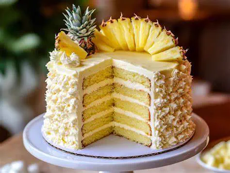 Pineapple Cake Slice