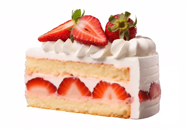 Strawberry Cake Slice
