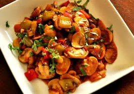Mushroom Chilly Gravy