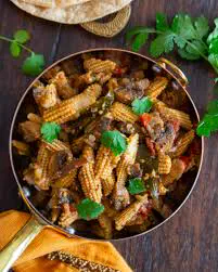 Mushroom Corn Masala