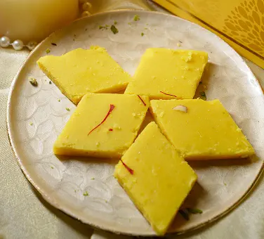 Kesar Khoya Katli